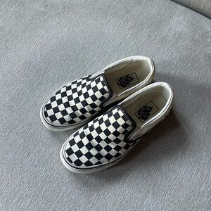 black & white checkered vans